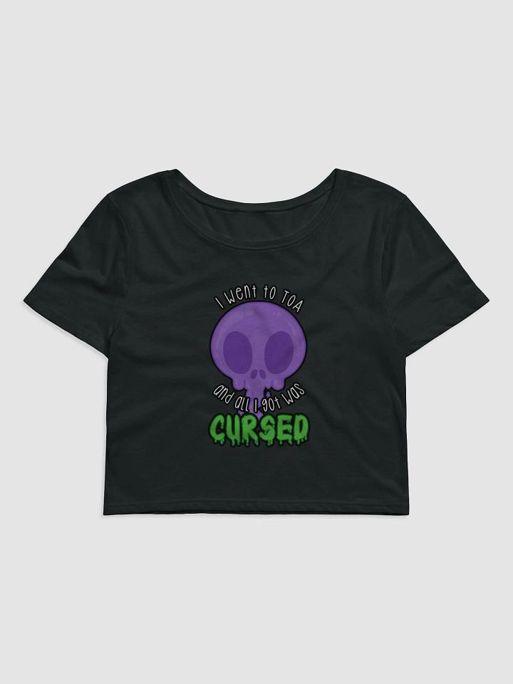 All I Got Was Cursed - Warlock - Crop Tee product image (2)