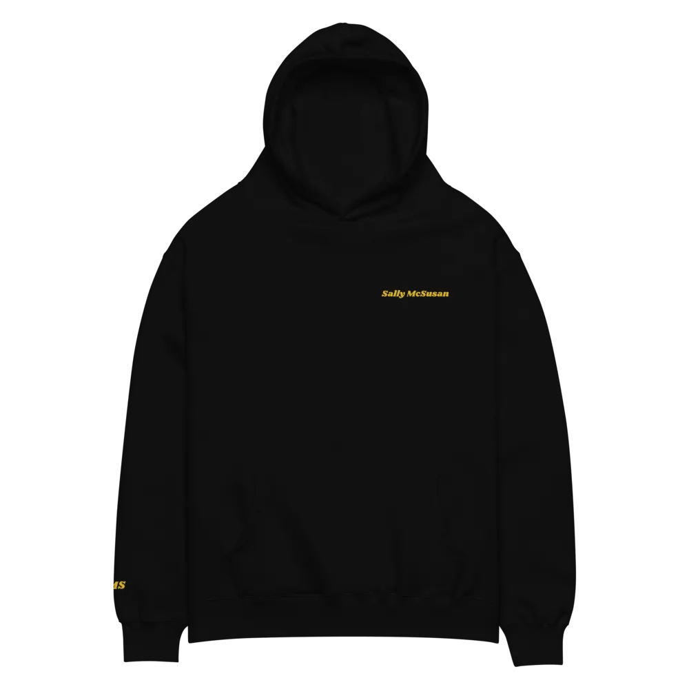Embroidered SMS Hoodie - Gold product image (3)