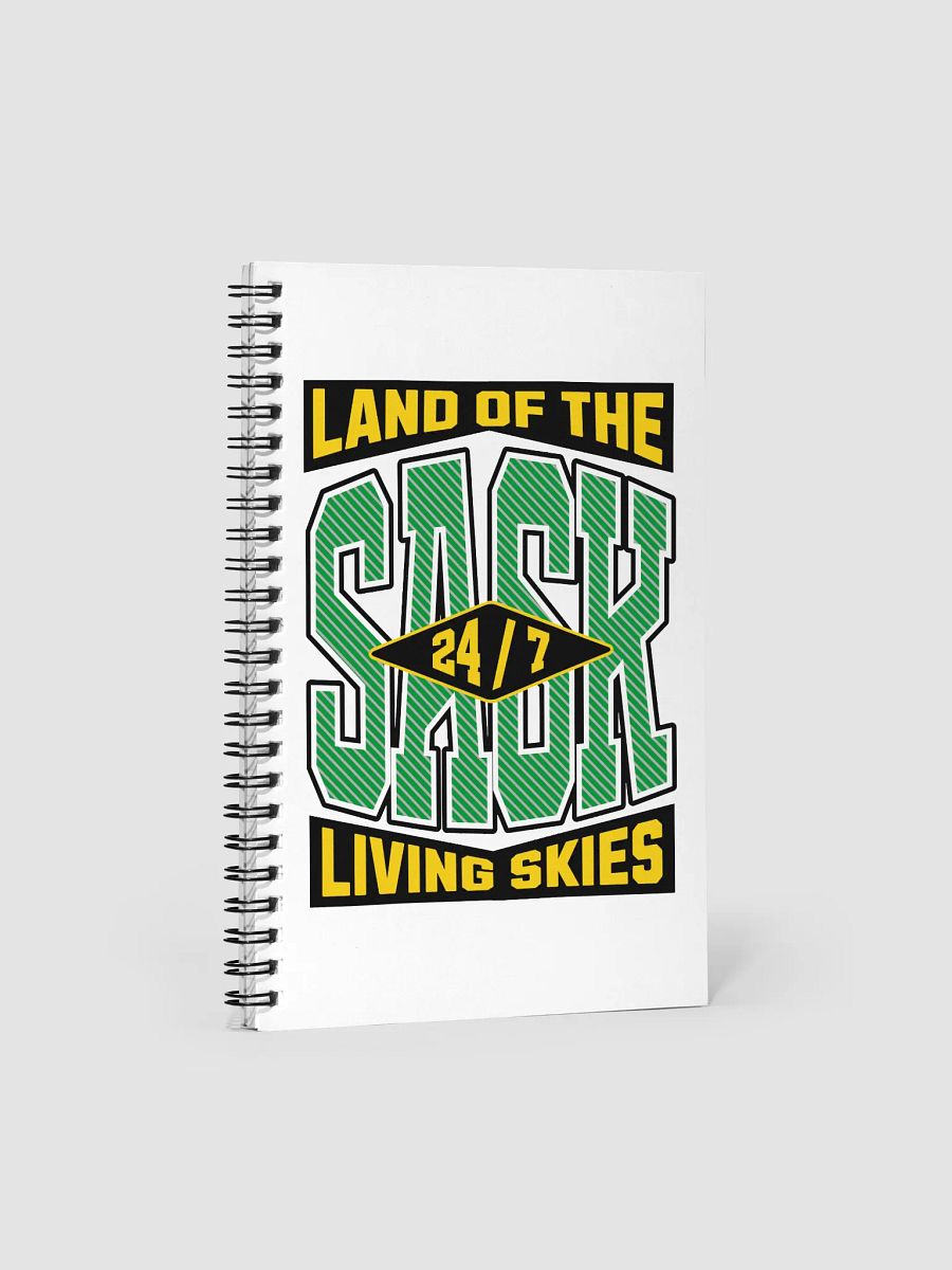 Sask Land Of The Living Skies 24/7 Spiral Notebook product image (2)