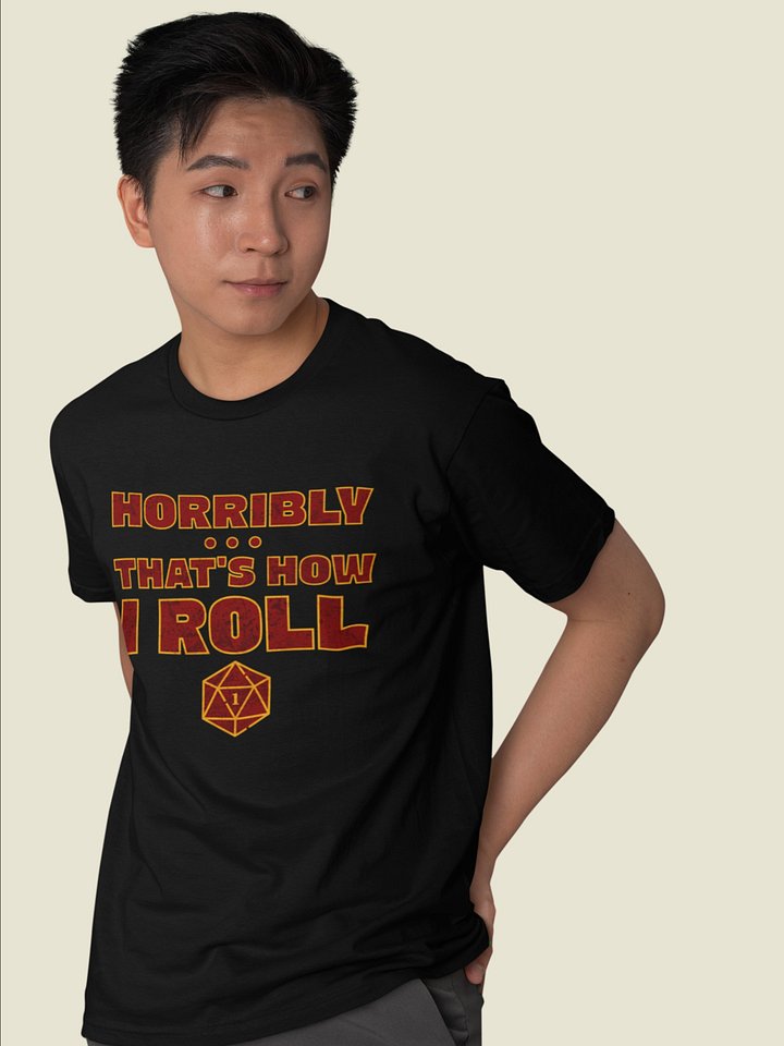 Unlucky Roller Board Gamer Shirt product image (1)