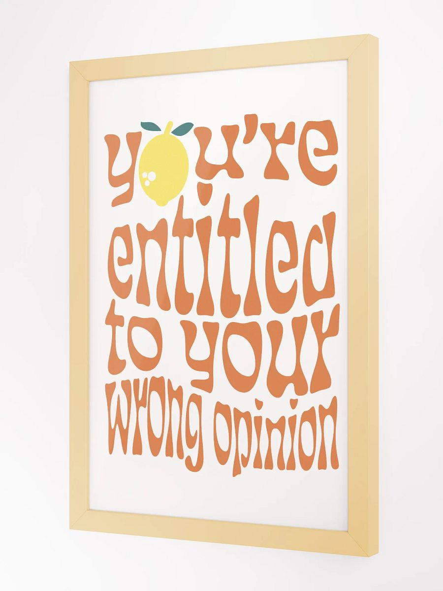 Opinion Poster product image (6)