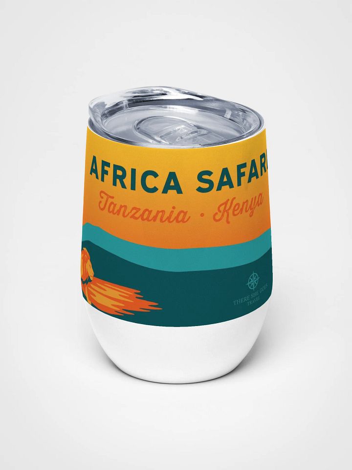 Safari Sunset – Wine Tumbler product image (2)