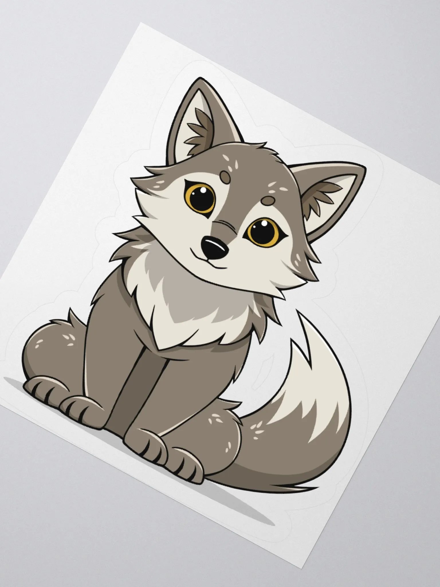 Cute Fuzzy Wolf product image (4)