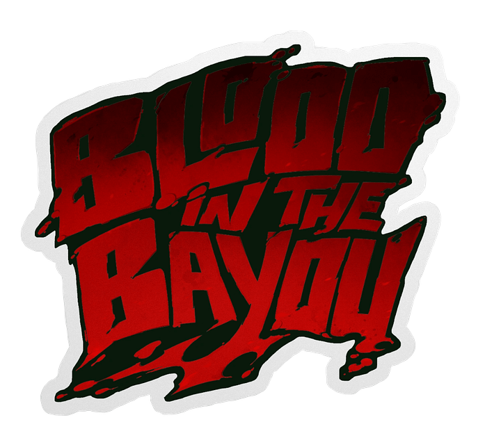 Blood in the Bayou Sticker Logo product image (1)
