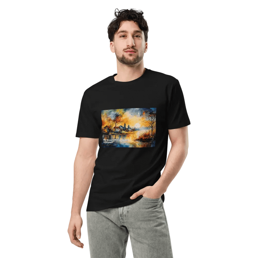 Sunset Serenity by the Lake T-Shirt product image (4)