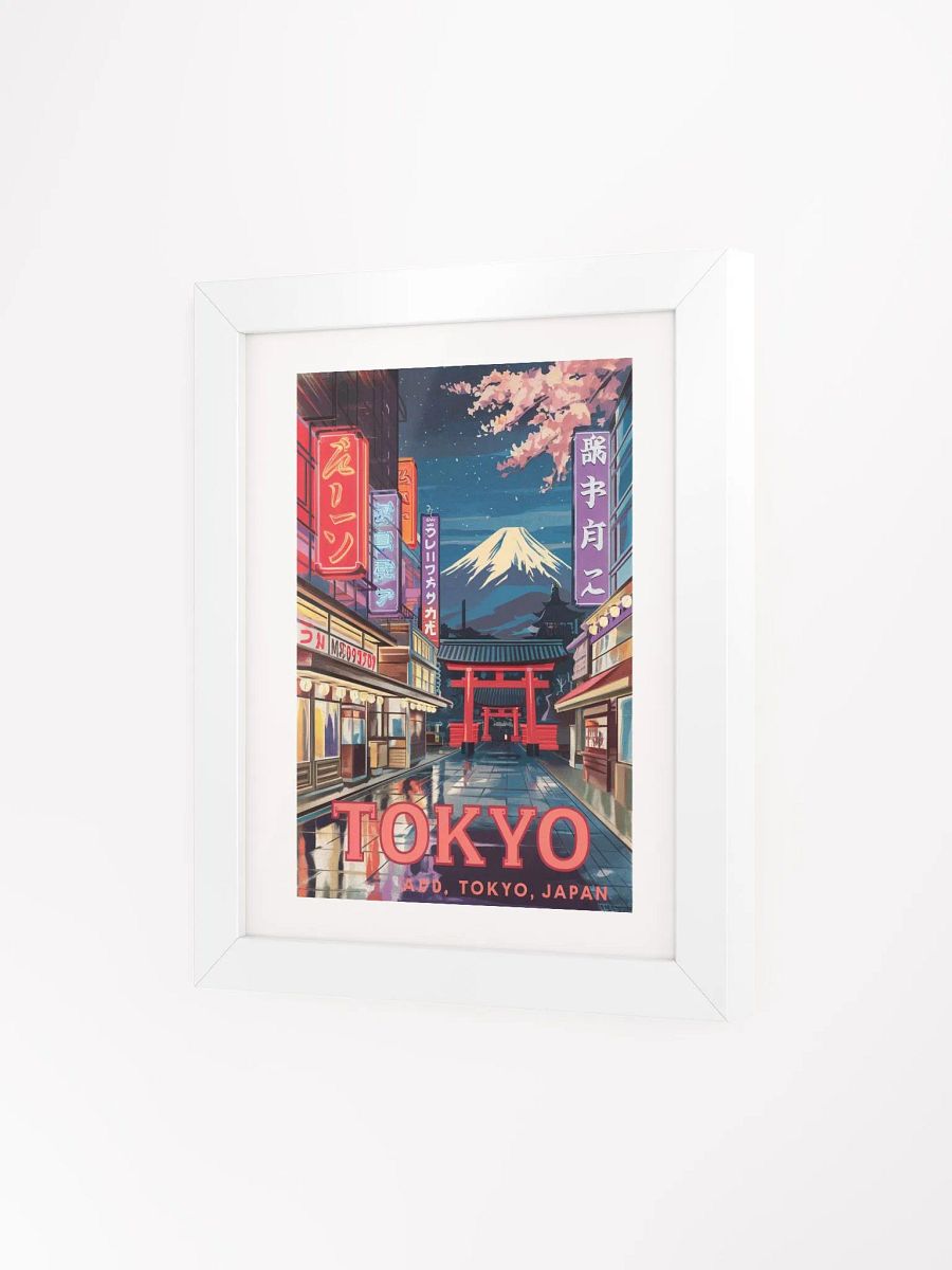 Neon Tokyo Dreamscape - Framed Art Print product image (24)