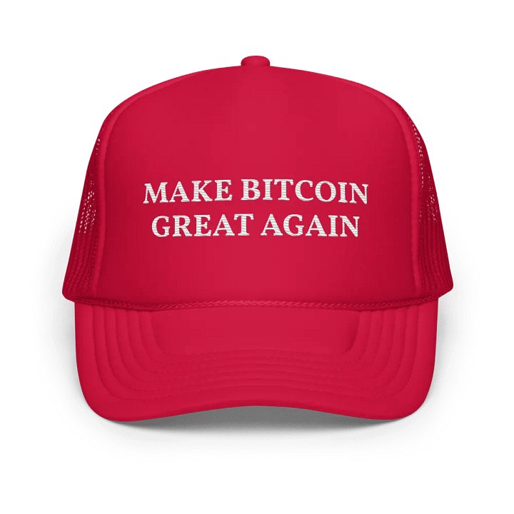 Make Bitcoin Great Again - Embroidered Trucker Cap Hat product image (1)