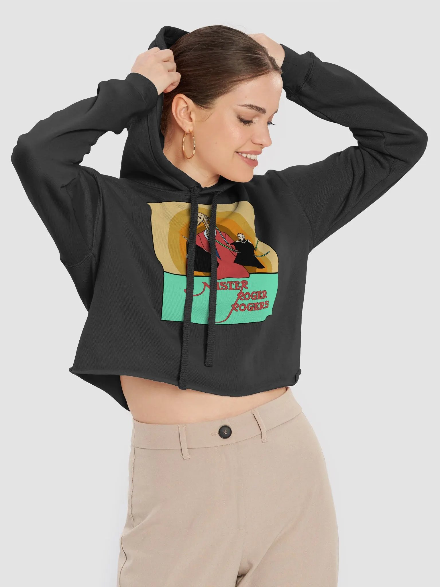 Mister Roger Rogers Crop Hoodie product image (20)