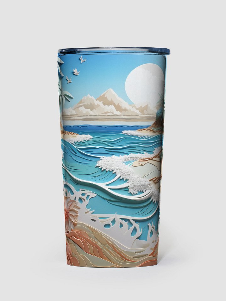 Tropical Paradise Stainless Steel Tumbler product image (1)