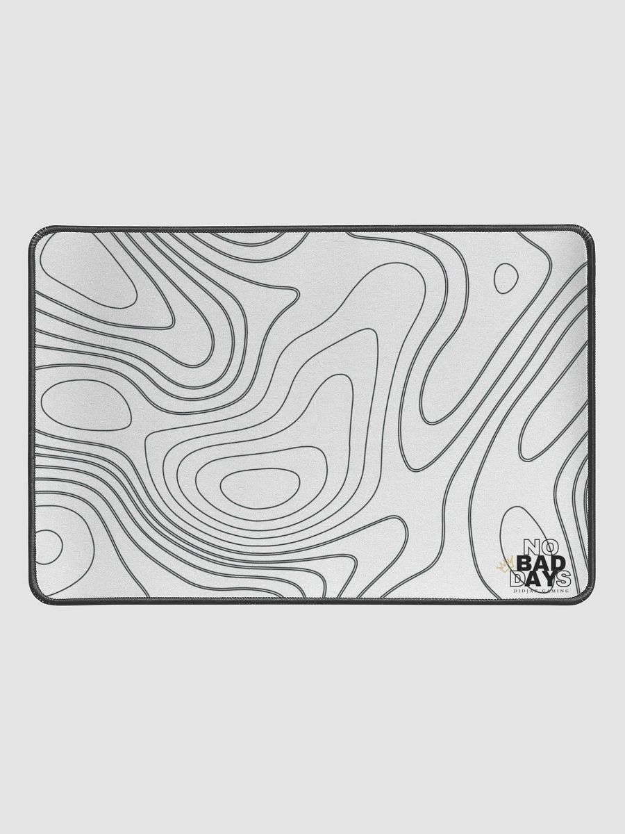 White Topo Mouse Mat product image (2)