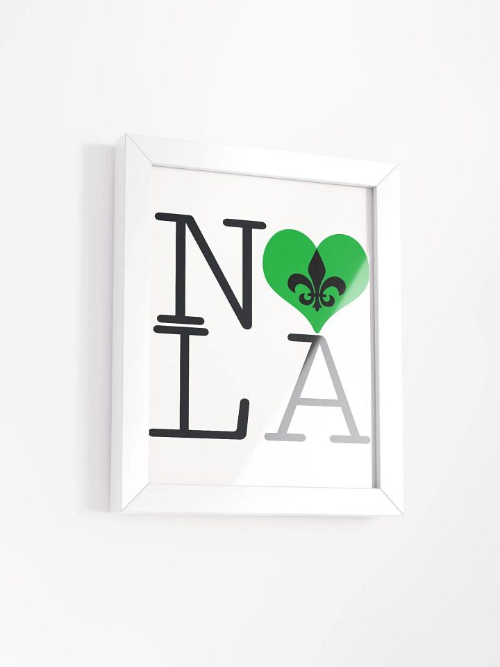 I LOVE NOLA **BIGSHOT POSTER** (GREEN HEART) product image (2)