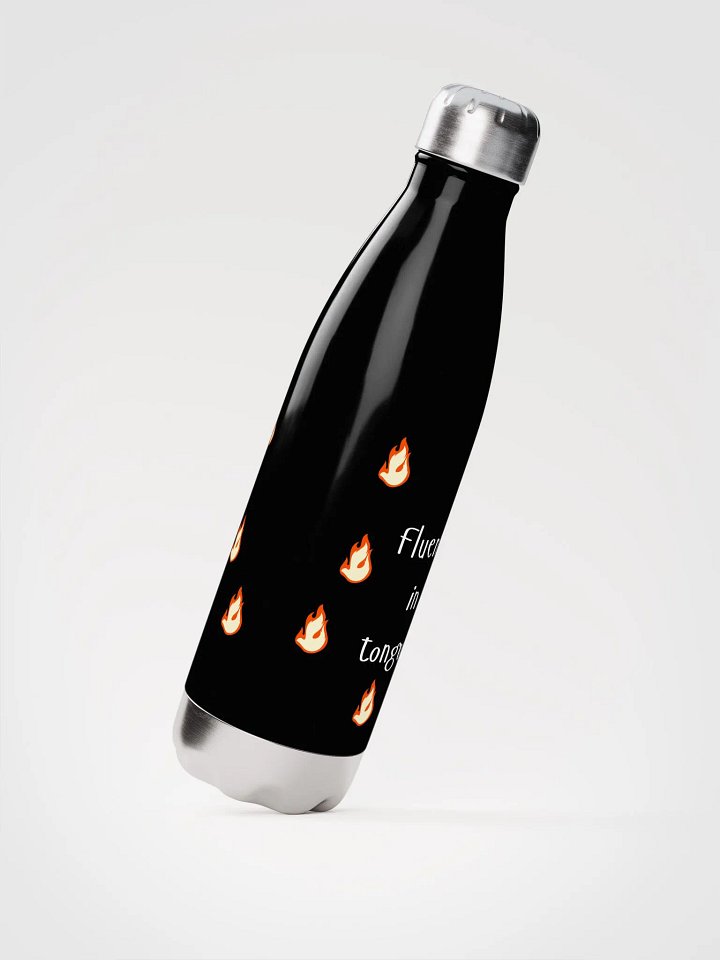 Fluent in Tongues Stainless Steel Water Bottle product image (2)