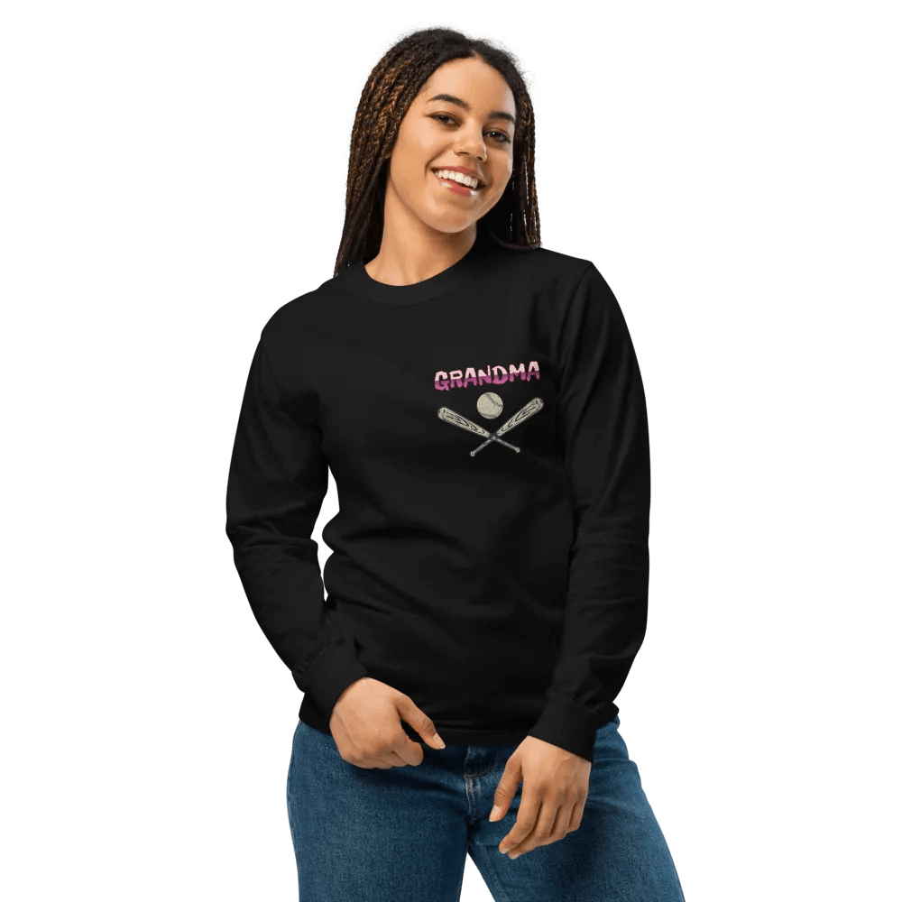 Grandma's Baseball Legacy Long Sleeve Shirt product image (4)