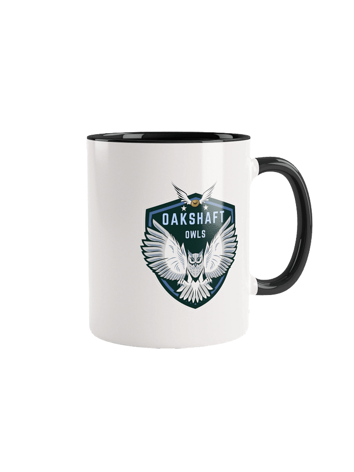 Oakshaft Owls Team Ceramic Mug with Color Inside product image (4)