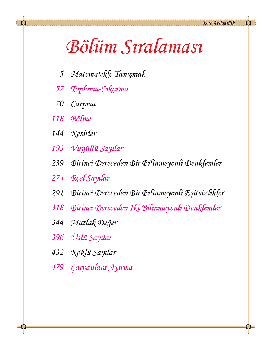 Sıfırdan Matematik Kitabı (video çözümlü) product image (2)