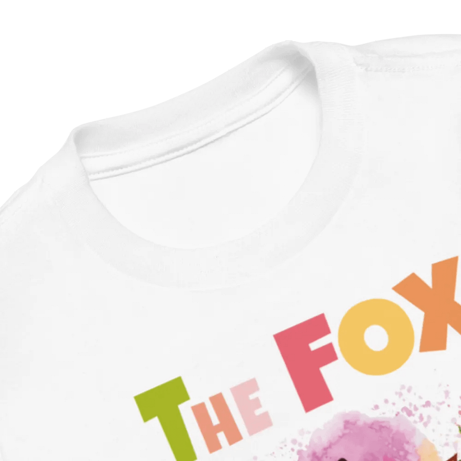 The Fox Colorful Funny Cute Bella +Canvas Toddler T-Shirt – Funny Shirt, Best Gift for Kids product image (9)