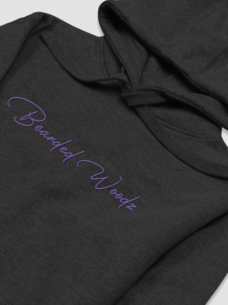 Men's Bearded Woodz Signature Hoodie (Purple Embroidery) product image (2)