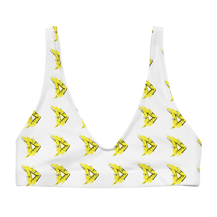 Electric Zigzag Recycled Bikini Top product image (1)