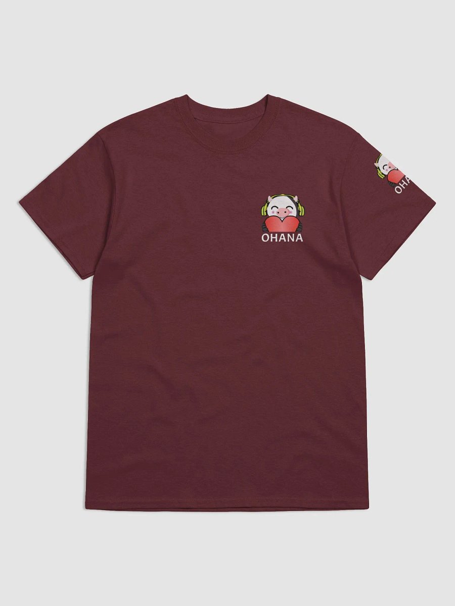 Mr. Moo Moo Ohana Shirt Maroon product image (1)