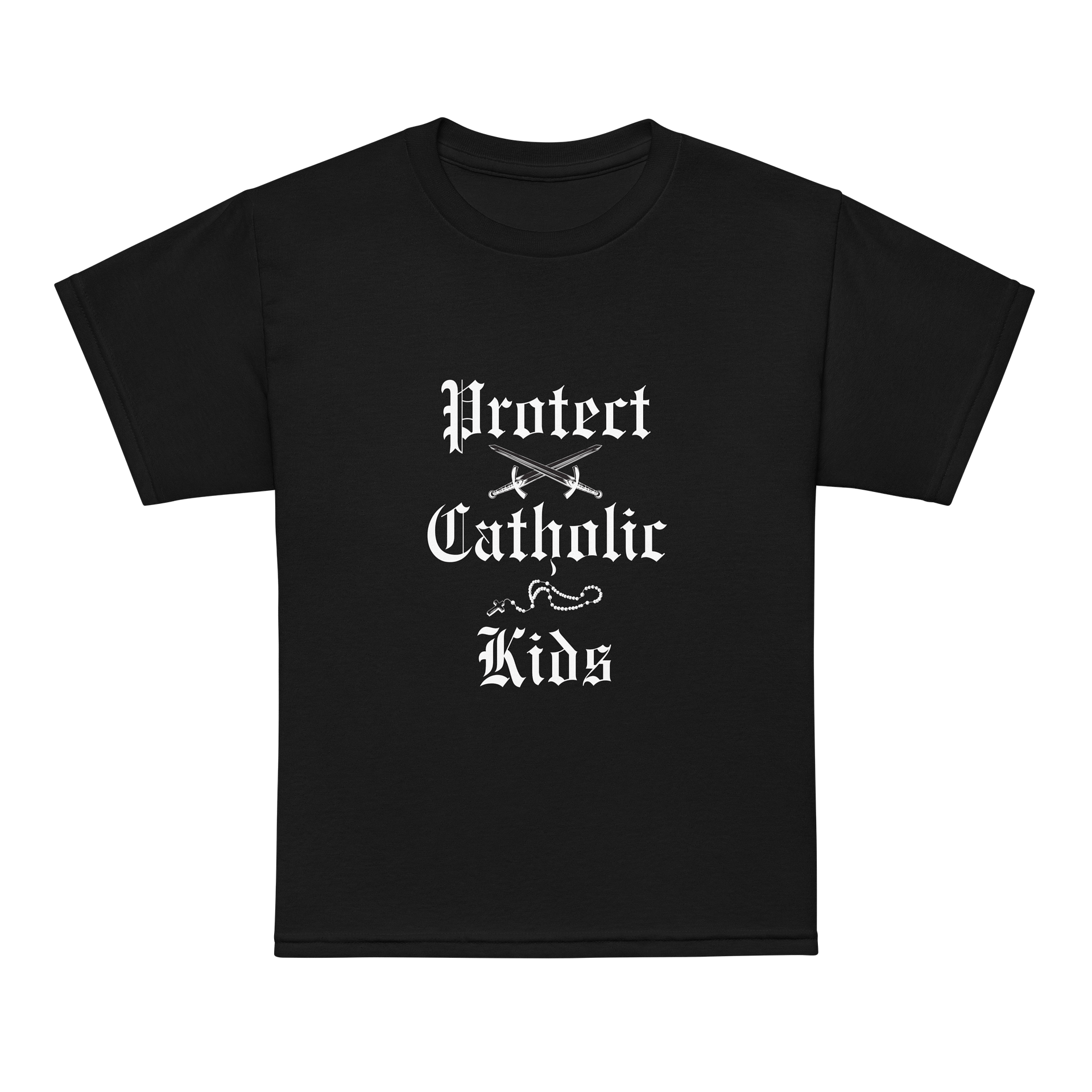 Protect Catholic Kids - Youth Tee - Black product image (7)
