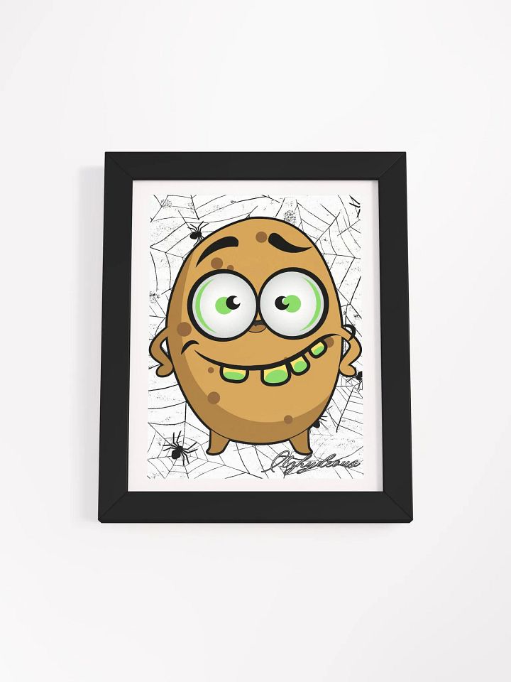 Whimsical Potato Character Framed Poster product image (1)