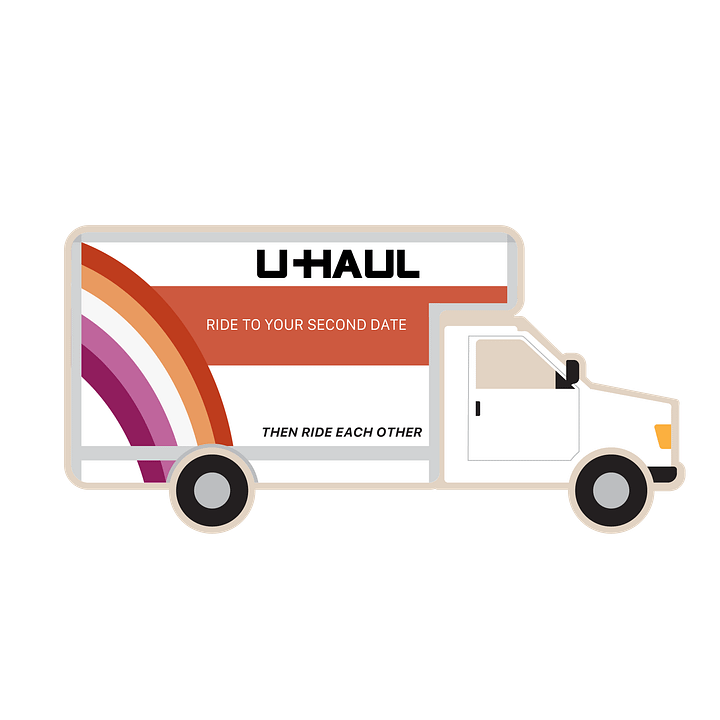U-Haul Sticker | Funny Lesbian Sticker product image (1)