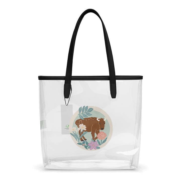 Bison transparent tote bag product image (2)