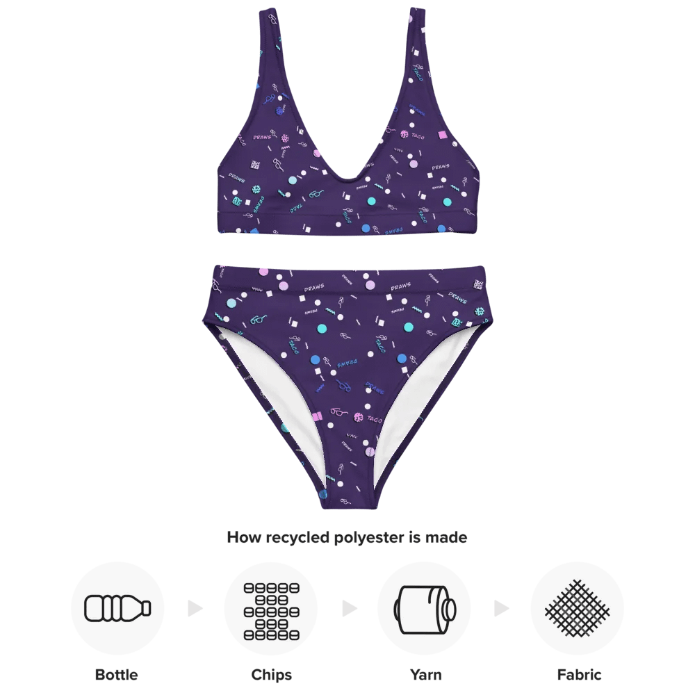 TacoDraws Retro Pattern Bikini product image (12)