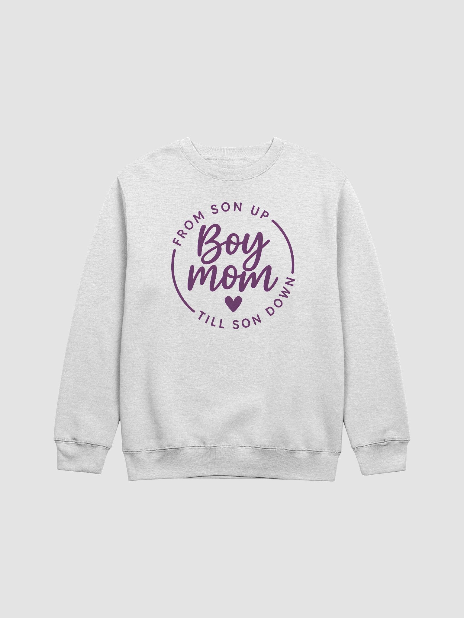 Boy Mom Crewneck Sweatshirt – From Son Up Till Son Down | Motherhood with Humor & Heart product image (1)