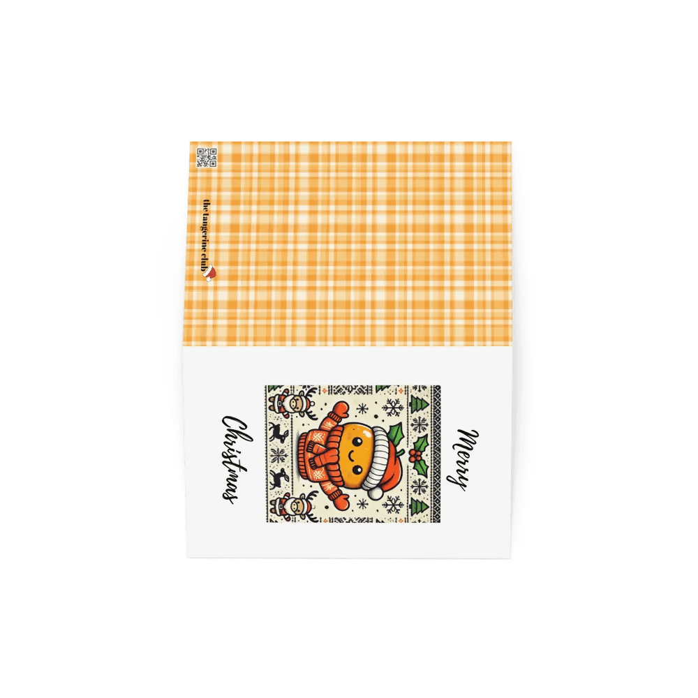 Tangerine Holidar Card product image (3)