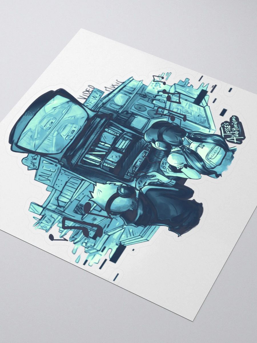 Kiss Cut Sticker - Cerulean product image (3)