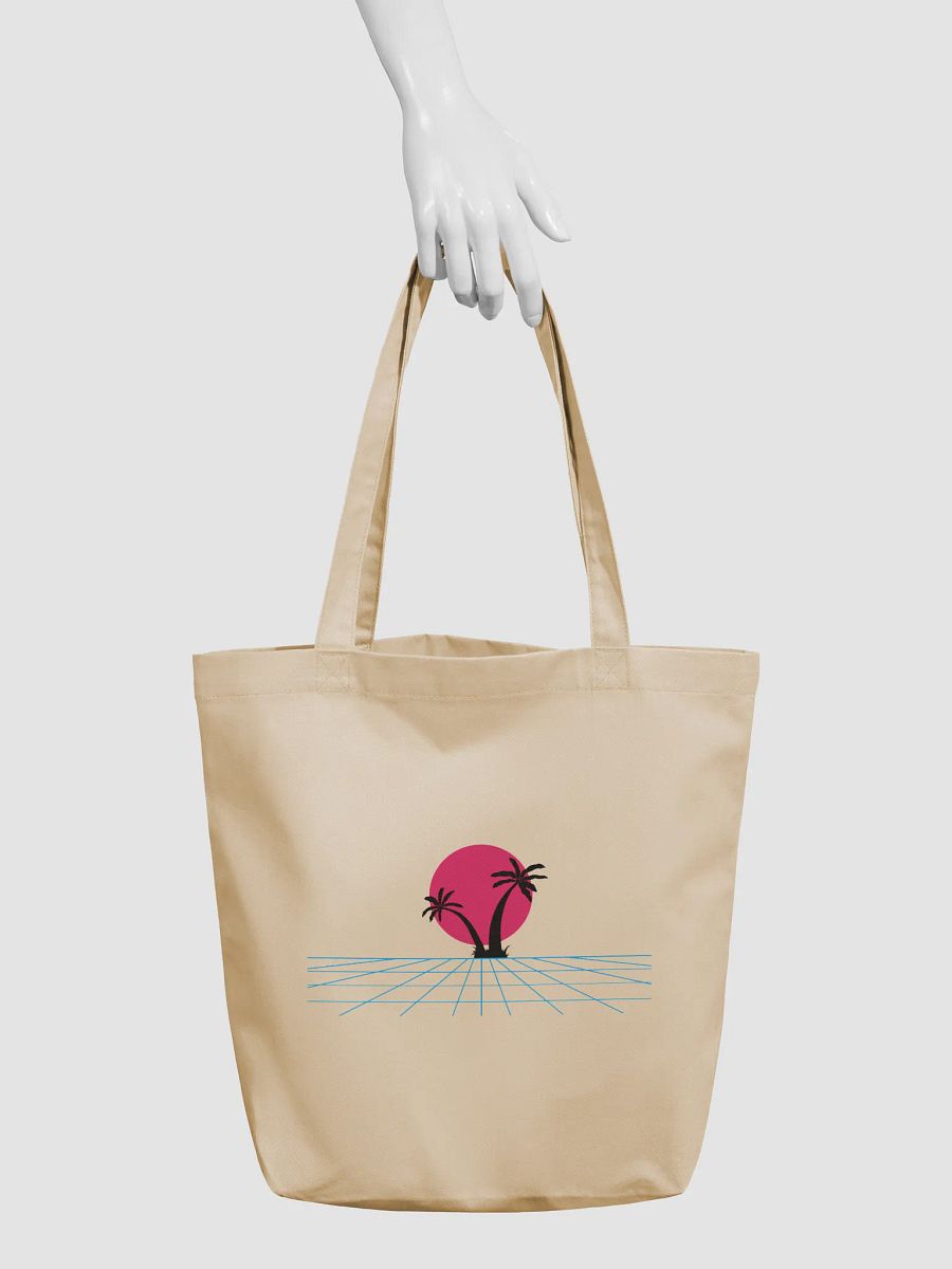 Retro Sun Grid Eco Tote product image (3)