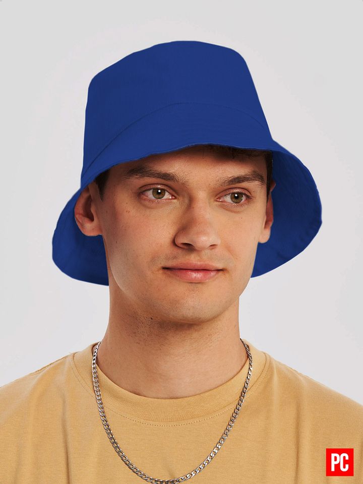 Plain Color Royal Blue Bucket Hat product image (1)