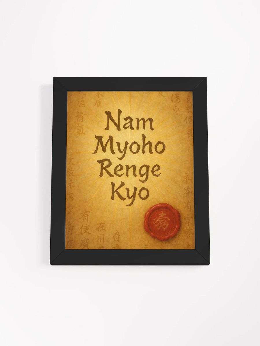 Nam Myoho Renge Kyo Framed Poster product image (12)