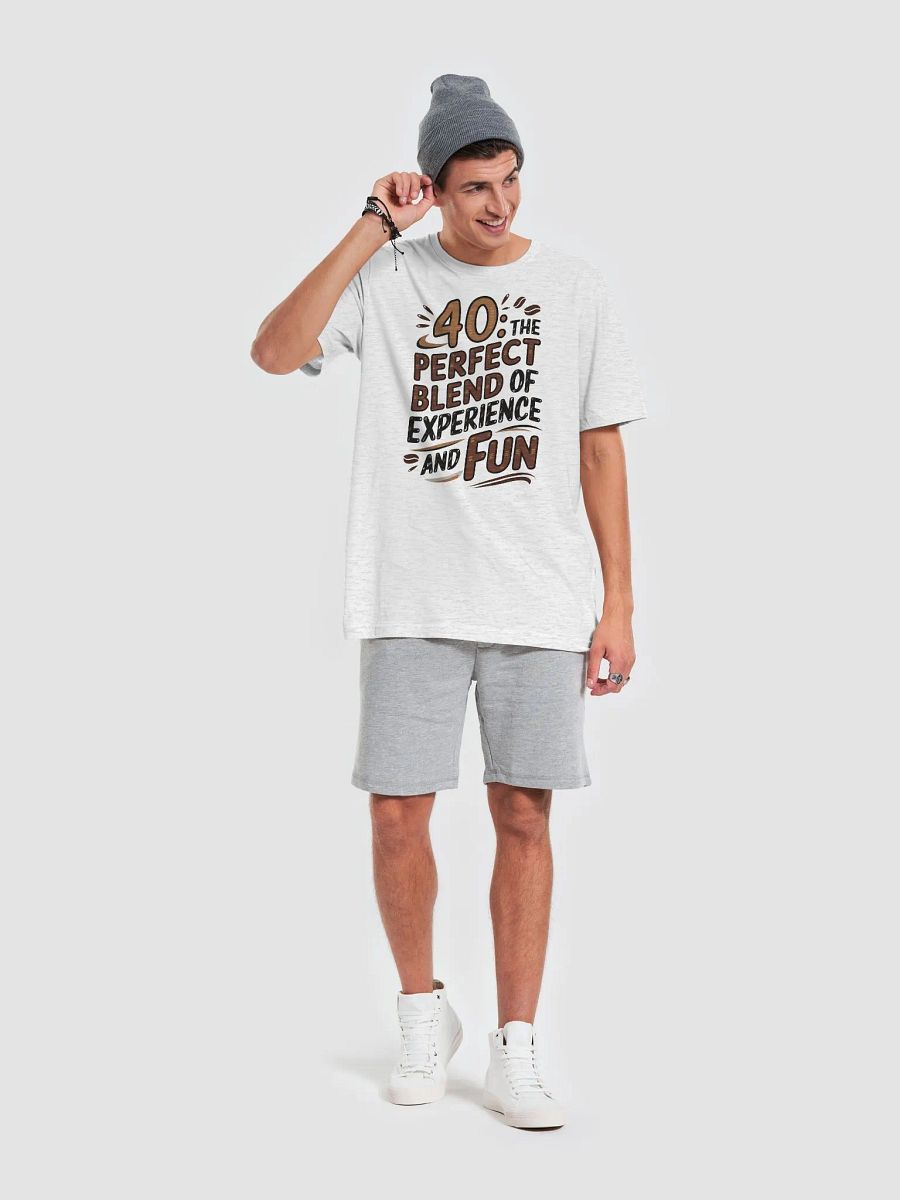 “40: THE PERFECT BLEND OF EXPERIENCE AND FUN” t-shirt, 40 years old celebration, birthday at 40, motivational quote, inspirational quote, funny quote, adulting funny quotes, birthday gift, unique gift product image (6)
