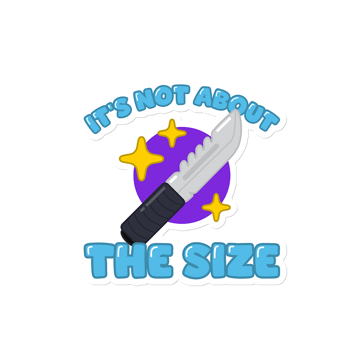 It's Not About the Size Magnet product image (2)