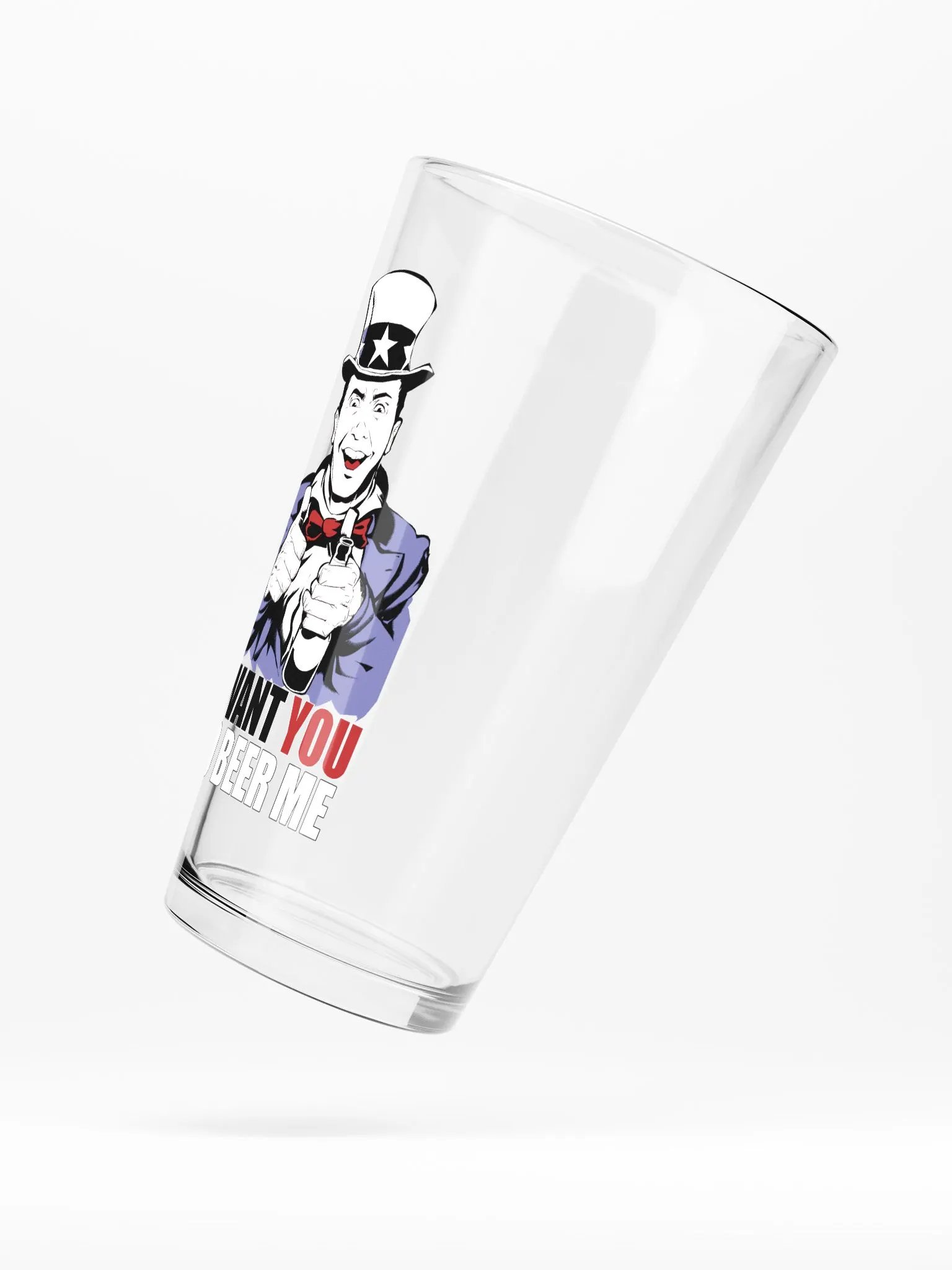 I Want You to Beer Me Pint Glass product image (5)