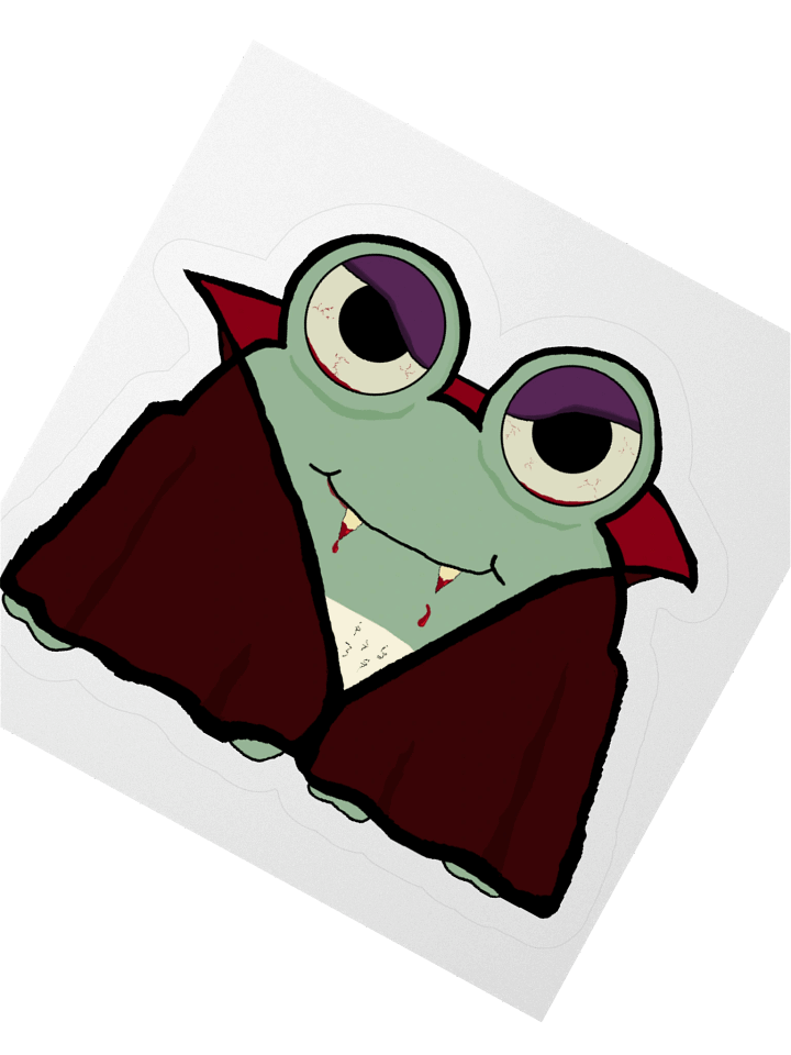 Count Toadula Sticker product image (2)