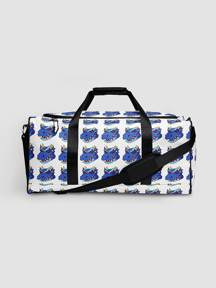 Angry Blue Dragon All-Over Print Duffle Bag product image (2)