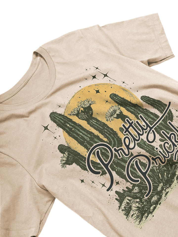 The "Pretty Prickly" Cactus Bella T-Shirt product image (1)