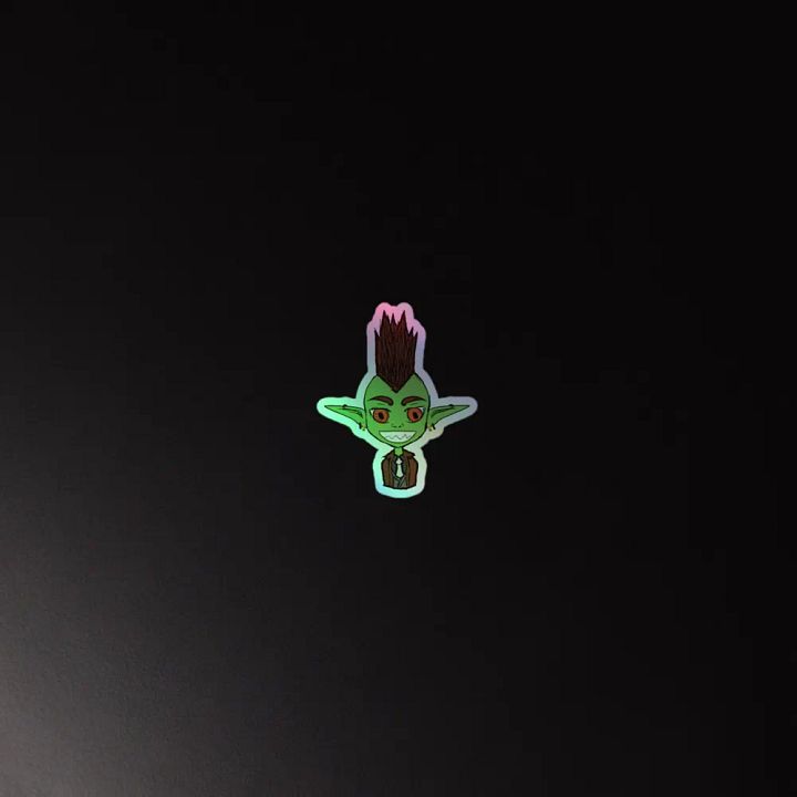 Bazkizz Cartoon Holographic Sticker product image (4)