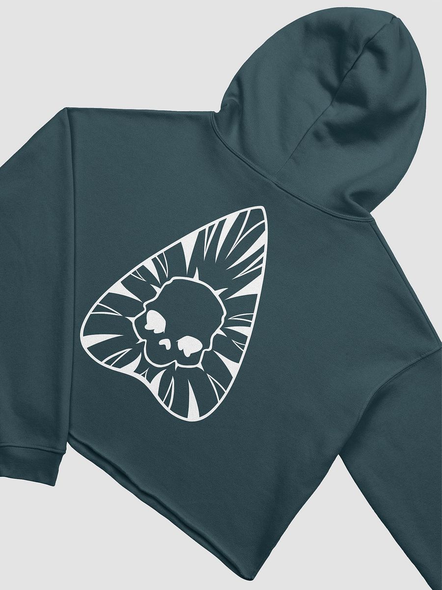 Revchette Front and Back White Logo - Cropped Sweatshirt product image (4)