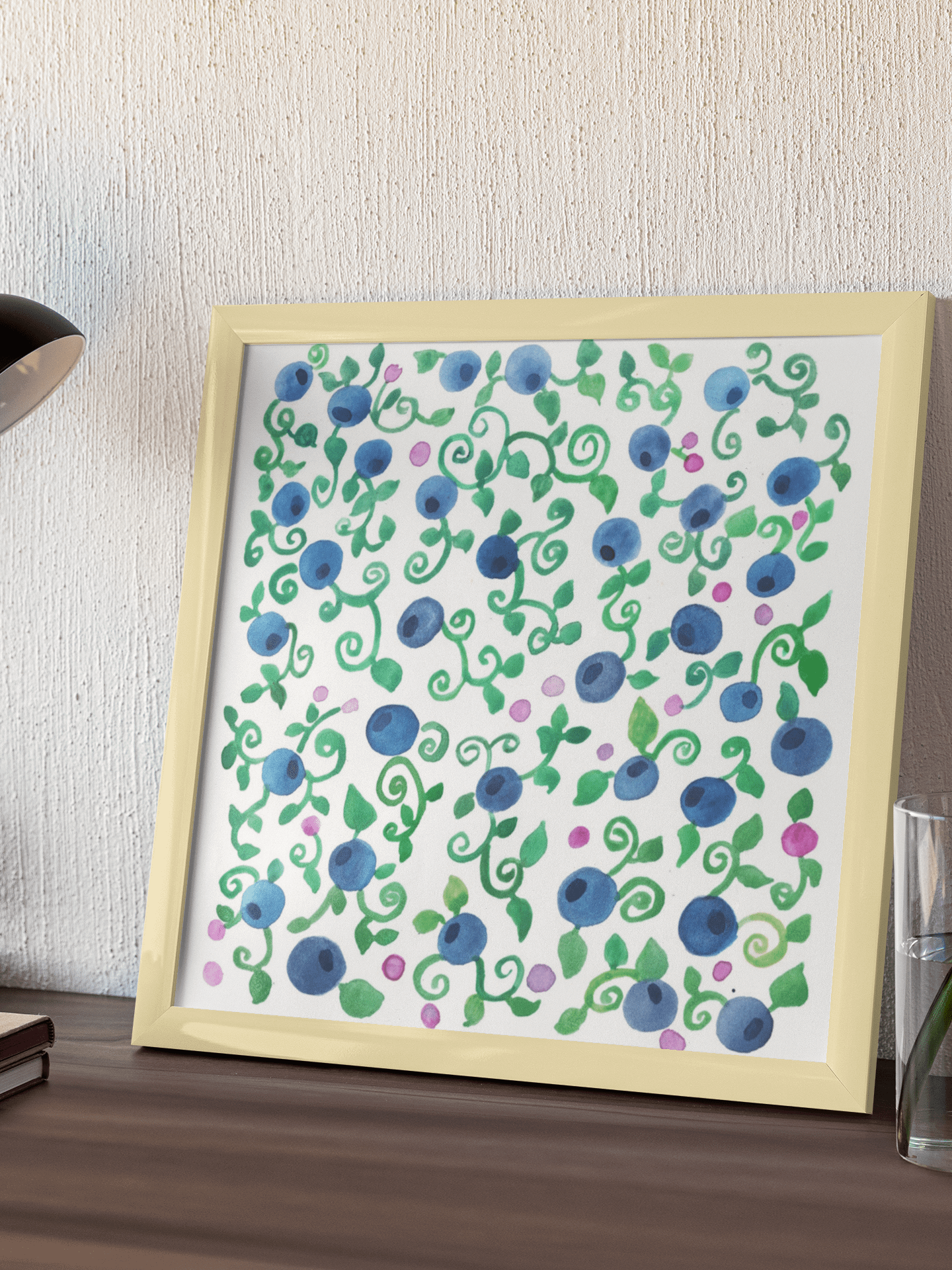Blueberries Art Print product image (6)