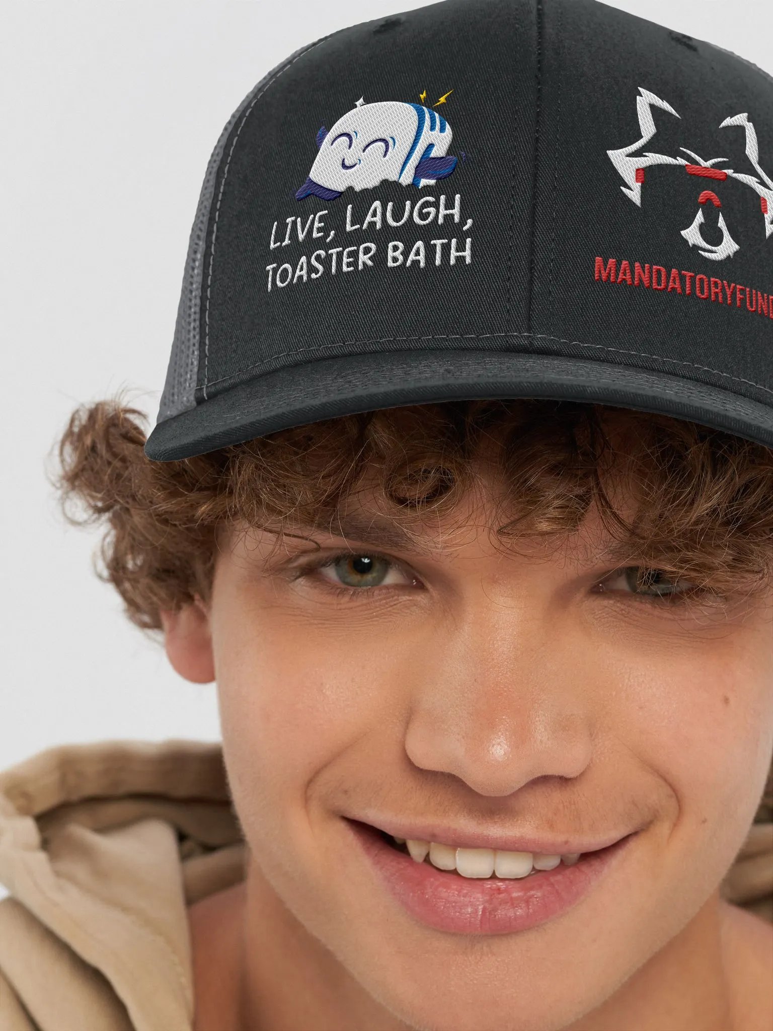Live Laugh Toaster Bath Hat product image (8)