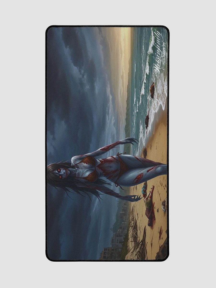 V6 Zombie Anime Beach Babe Desk Mat product image (2)