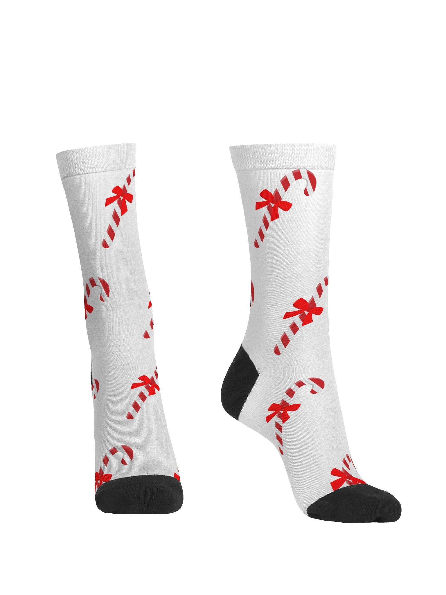 Candy Cane EcoArt Crew Socks product image (2)