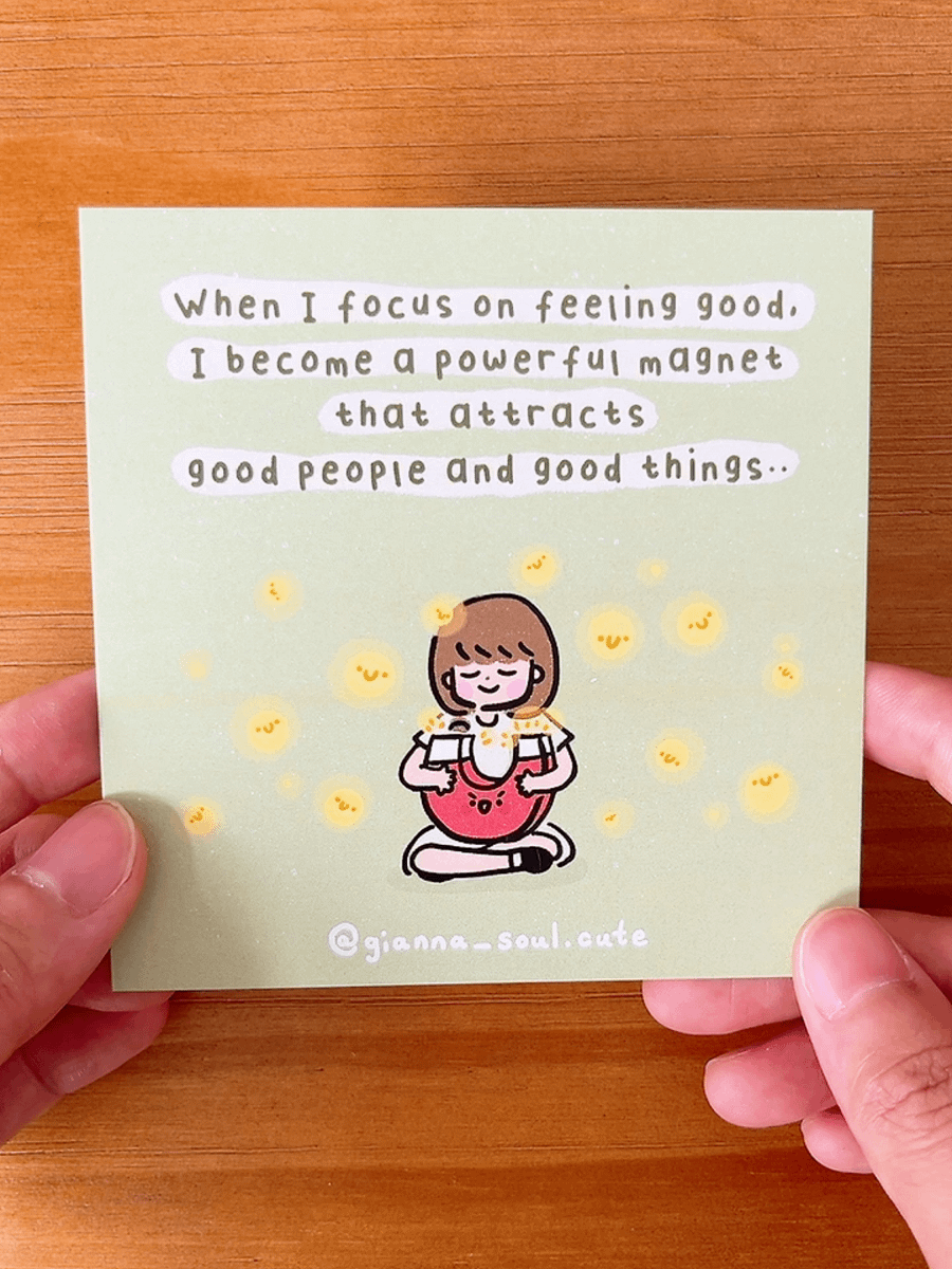 A magnet for good things | Positivity Greetings Card product image (5)