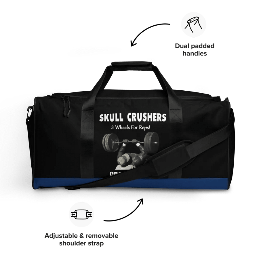 Craig Monson Three Wheels For Reps! Duffle Bag product image (12)