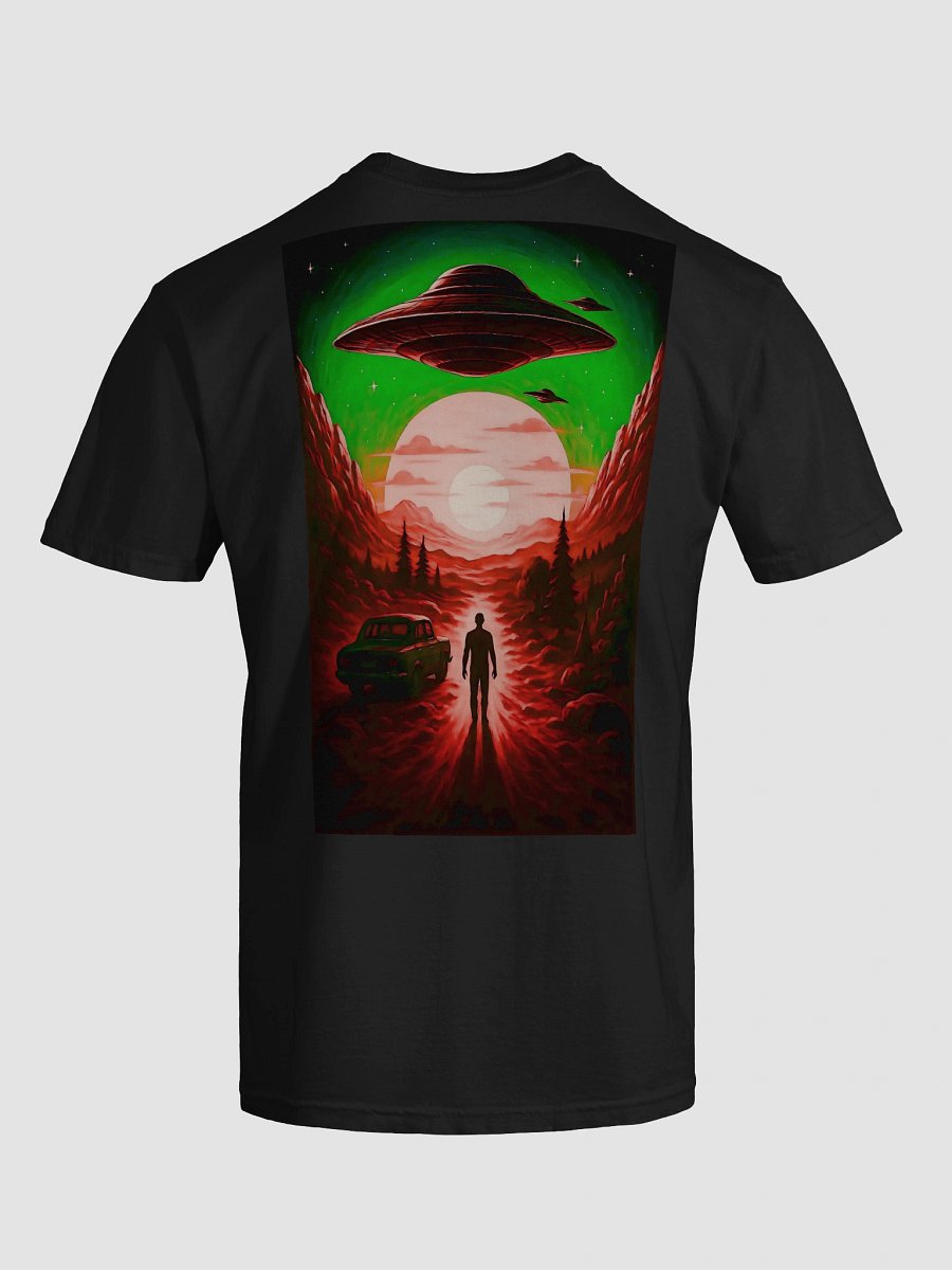Surreal Sunset UFO Unisex Tee product image (6)