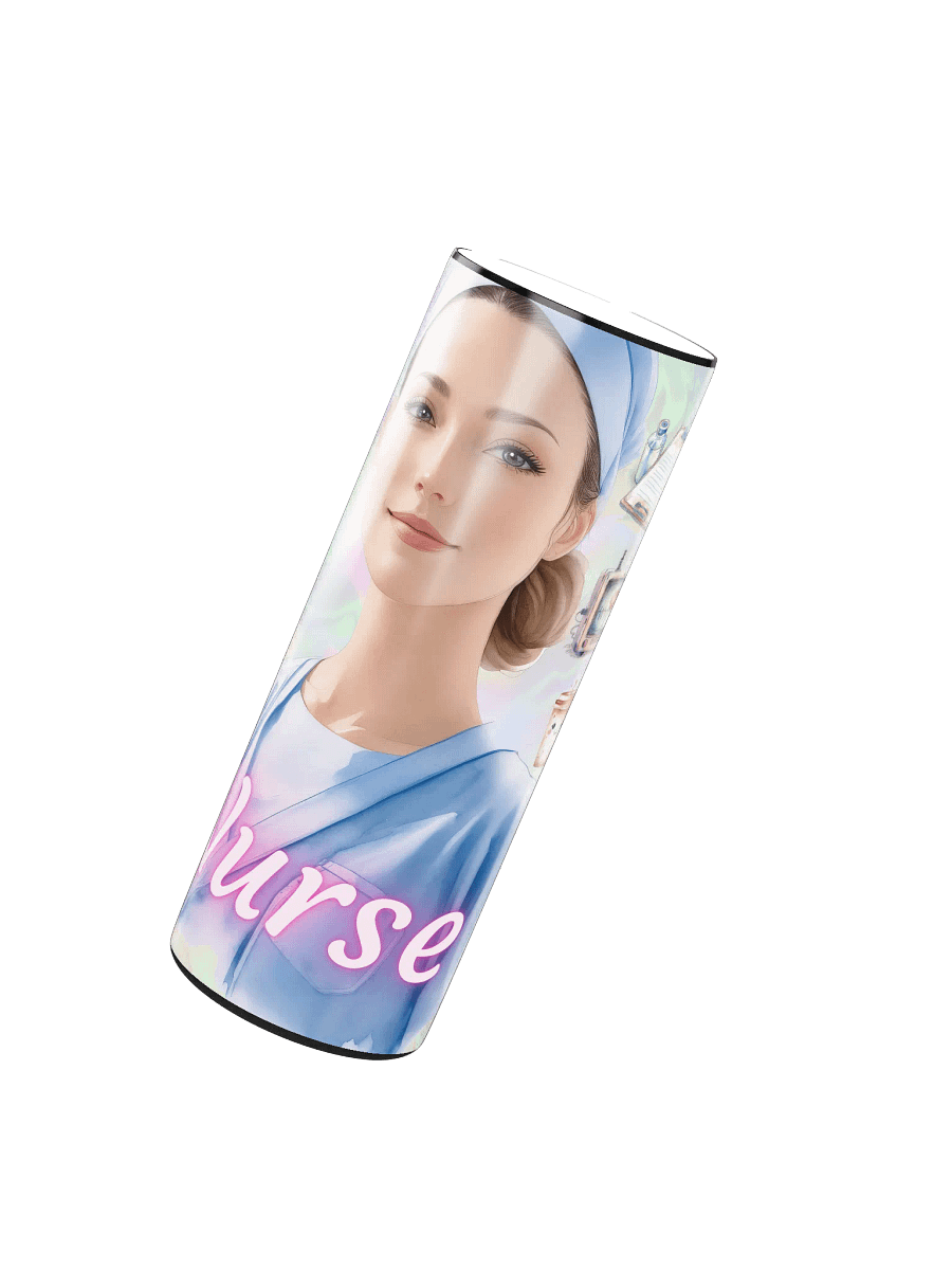 Nurse 20 oz Skinny Stainless Steel Tumbler product image (3)